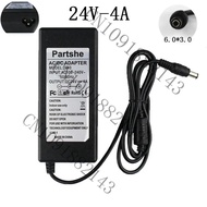 Penyesuai AC/DC 24V 4A 6.0*3.0mm Baharu Untuk Pencetak Label Termal Zebra HC100 P110i.P120i ZXP Siri