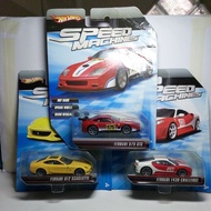 Hotwheels Speed Machines Ferrari 575 GTC F430 Challenge 612 Scaglietti