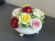 英國製 Royal Doulton England Floral Bouquet Flowers Handmade 皇家道爾頓 瓷器花 手製陶瓷花工藝擺設