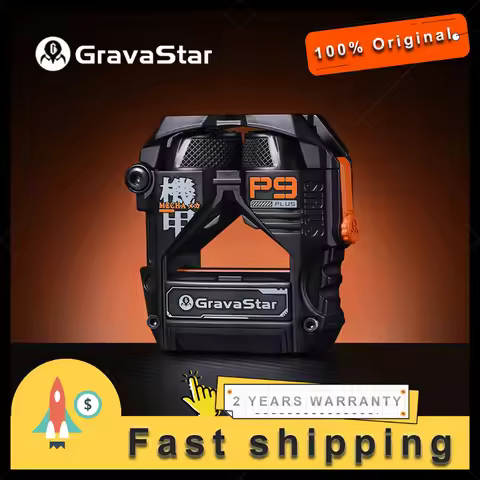 GravaStar Sirius P9 Plus True Wireless Earbuds, Bluetooth 5.3 Active Noise Cancellation ANC Headphon