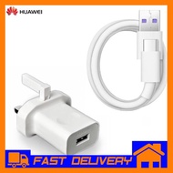 100% Original Huawei SuperCharge 4.5A/5A Type-C Cable &amp; Charger Wayar Cas telefon