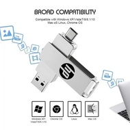 Metal 2 In 1 USB Flash Pen Drive Memory Stick USB3.2 TYPE-C OTG Portable U Drive 1TB/2TB/4TB/8TB/16T