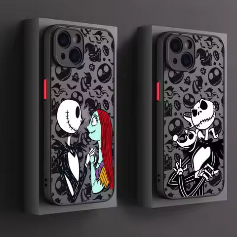 J-Jacks-S-Skellington Nightmare Before Christmas Case For iPhone 17 16 15 Pro Max 14 13 12 11 Pro Ma