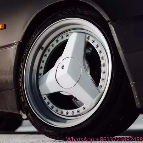 2 Piece Wheels for Mercedes R129 W126 C126 W140 W124 190E E500 18 17 Inch Rim Custom Step Lip Forged