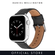 Daniel Wellington Smart Watch Leather Strap Sheffield Silver - DW Strap for Apple Watch