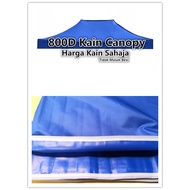 itop 800D Canvas Blue Only for 10 ' x 15 ' Roof 80cm Canopy Tent. Kanvas Saja utk Kanopi Khemah
