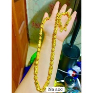 Bamboo Ribbon 3 tribes plated with gold