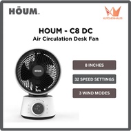 HOUM - 8inches Air Circulation Desk Fan / Table Fan | C8 DC