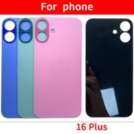 1pcs Back Battery Cover Glass Door Housing for Iphone 16 For IPhone 16 Plus Replacement Parts