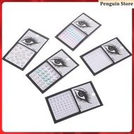 💍 5 Sheets of Adhesive Sparkling Acrylic Earrings in Mixed Colors 2.08x2.08x0.12inch for Celebration