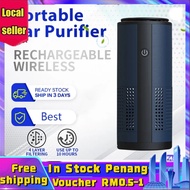 Car Air Purifier Ionizer USB Rechargeable Quiet Portable Ionic Air Purifier for Home Car Office