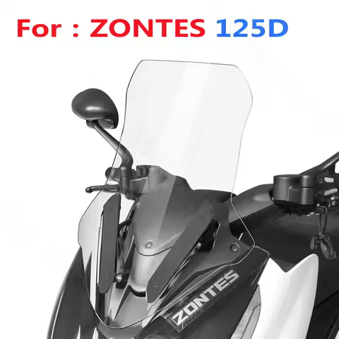 Windshield For Zontes 125D 125 D D125 D 125 ZT125D ZT125T-D Motorcycle Touring Windscreens Wind Defl