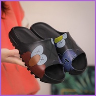 ◪ ▦ ✸ COD Women's slippers Kanye Yeezy Slides x Kaws Cartoon Sandals Casual Men Slippers non-slip