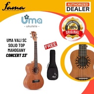 [FAMA] UMA SOLID TOP UMA-VALIST UKULELE 23 CONCERT MAHOGANY