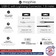 Mophie USB-C with Lightning Connector Charging Cable, 1.8 meters