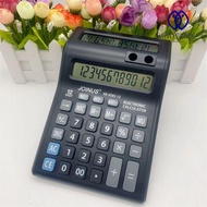 GIOVANNI 12 Digits Calculator, Stationery Battery Powered Mechanical Calculator, Gift Easy To Use Pr