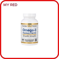 California Gold Nutrition Omega-3 Premium Fish Oil 100 Gelatin Softgels (Omega 3)