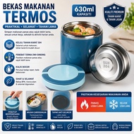 630ML Stainless Steel Lunch Box Drinking Cup Food Thermal Jar Soup Gruel Insulated Thermos Container