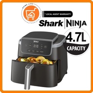Ninja AF141 Air Fryer Pro 4.7L, AIRCRISP Technology, 4 programmable settings, Air Fry, Roast, Re-hea