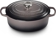 Le Creuset Enameled Cast Iron Signature Oval Dutch Oven, 5 qt, Oyster