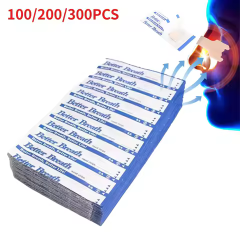 100/200/300PCS Breath Nasal Strips Right Aid Stop Snoring Nose Patch Good Sleeping Patch Product Eas