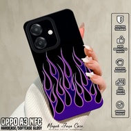 HP OPPO A3 NFC Phone Case - OPPO A3 NFC FIRE Motif Case - OPPO A3 NFC Silicone - OPPO A3 NFC Phone S