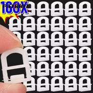 Truck Curtain Track Clips | Universal Replacement Clips for Heavy-Duty Truck Window Curtain Tracks, 