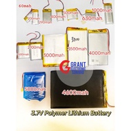 3.7v polymer lithium battery 4000mah / 4600mah / 5000mah