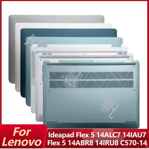 S For Ideapad Flex 5 14ALC7 14IAU7 Flex 5 14ABR8 14IRU8 C570-14 Laptop LCD Back Top Cover Palmrest U