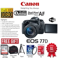 CANON EOS 77D 18-135MM IS STM (3 YEARS WARRANTY) CANON EOS DSLR ORIGINAL EOS 77D CANON 77D FULL COMB