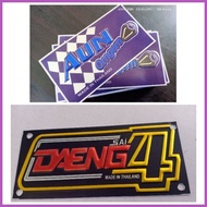◧ ๑ ☢ AUN / Daeng Sai 4 Emblem for Pipe alloy /pressed