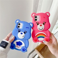 Cute Bear iPhone 14/13/11 Phone Case Apple 12 Cartoon Apple 13pro Soft Case 14 Pro max