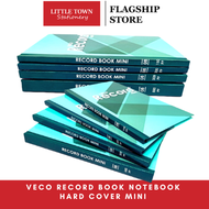Veco Record Book Notebook Hard Cover Mini