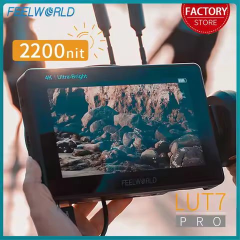 FEELWORLD LUT7 PRO 7 Inch Ultra Bright 2200nits DSLR Camera Field Monitor 3D LUT 1920X1200 IPS Touch