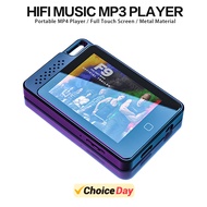 เครื่องเล่น MP3เพลง HIFI คุณภาพสูง2024เครื่องเล่น MP4วิดีโอแบบบลูทูธ5.0หน้าจอสัมผัสมัลติฟังก์ชั่น