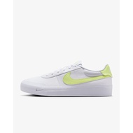Kasut Kulit Nike Court Shot Baharu - Putih/ Lemon Twist (FQ8146-106)