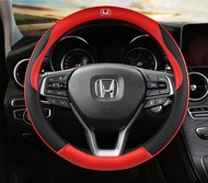 Honda หนังที่หุ้มพวงมาลัยไม่มีกลิ่น Accord Civic City Stream Jazz CRV BRV HRV(38ซม.)