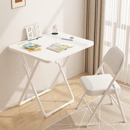 Folding Table 60*40/60cm None-Assembled Foldable Dinning Table Side Table
