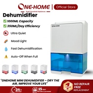 ONEHOME Portable Air Dehumidifier (1L)  Moisture Absorber Low Noise Portable Mini Dehumidifier l Pen