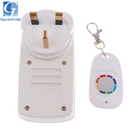 Gazechimp UK Plug Wireless RF Remote Control  Socket 433Mhz for Home Appliances ect.