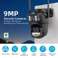 Icsee3 Mesh 9MP8X Zoom Zoom Zoom HD Wireless Dome Network WiFi Camera Remote Mobile Phone Monitoring