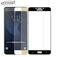 TEMPERED GLASS COLOR SAMSUNG GALAXY C9 C9 PRO FULL COVER
