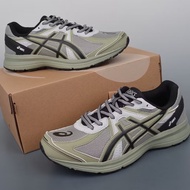 Asics New Jog 100s Limited Edition Olive Green Reflective Running Men's and Women's Shoes Breathable Lightweight Running Shoes