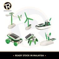 6 in 1 Reservedmart Diy Solar Toy Robot Educational Science Kids Toy