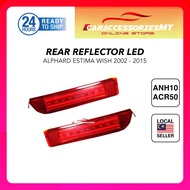 Toyota alphard anh10 2003 - 2007 ESTIMA ACR50 WISH RAV4 LED LIGHT BAR Rear Bumper Reflector Brake La