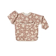 BEABA เสื้อกันเปื้อน 2 in 1 Bib with Removable Sleeves and Pocket - Savannah