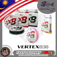 STRIKE-2 VERTEX X8 BRAIDED LINE 150M/ 300M TEFLON COATING