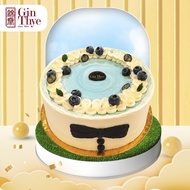 [Gin Thye] Ocean Vanilla Blueberry Cake 5 Inch | Fresh Baked