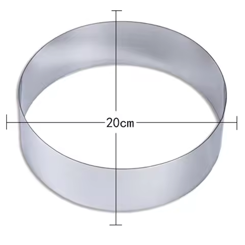 4/6/8 Inch Round Cake Mold Stainless Steel Baking Tool Cake Ring Set Biscuit Cutter English Muffin R