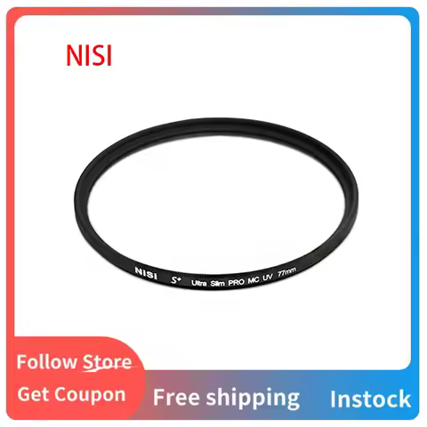 NiSi S+ MC UV 40.5/49/52/55/58/62/66/72/77/82/86/105 MM UV Protection Filter Multi-Coated Slim Frame